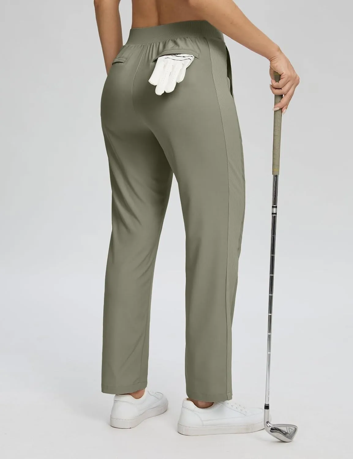Seamaid Women's Golf Pants with Deep Pockets Travel Pants for Athletic Stretch UPF 50 