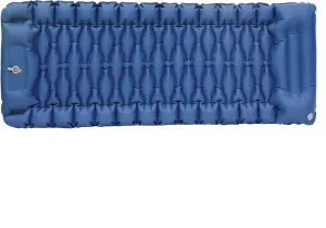 Self-Inflating Camping Pad - Single Air Mattress for Outdoor Adventures, Hiking & Car Trips | 78x28x3 Inch Portable Bed with Moisture-Proof Design | Includes Foot Pump for Easy Inflation (Navy Blue)