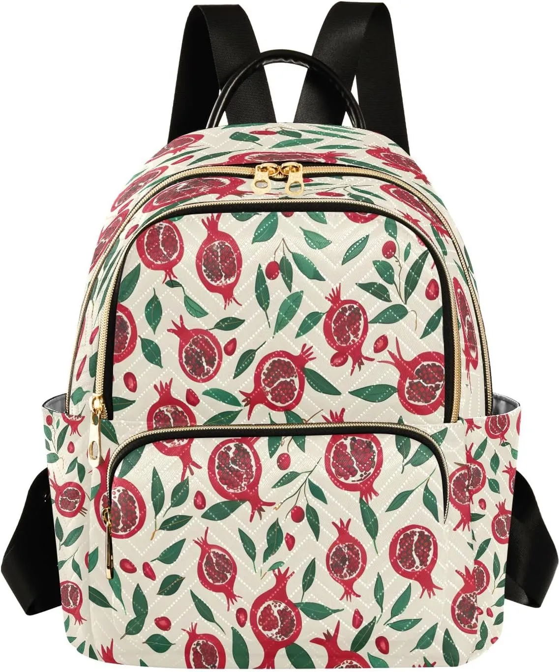 senya Many Pomegranate Women Backpack Purse Travel Daypack Shoulder Bag