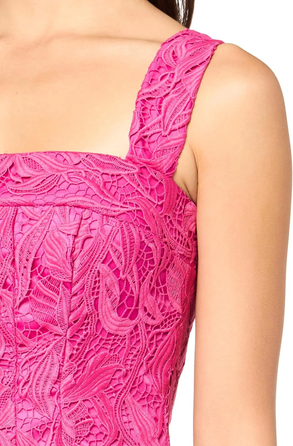 Shoshanna Women's Midnight Bouquet Lace Vina Dress