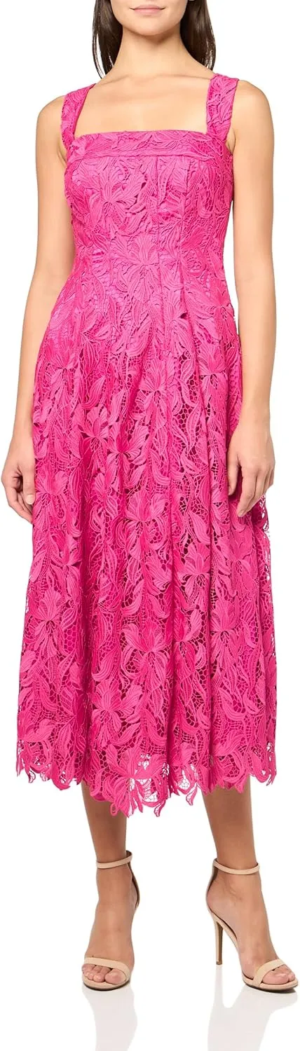 Shoshanna Women's Midnight Bouquet Lace Vina Dress