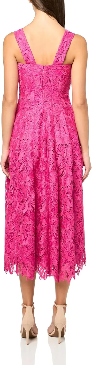 Shoshanna Women's Midnight Bouquet Lace Vina Dress