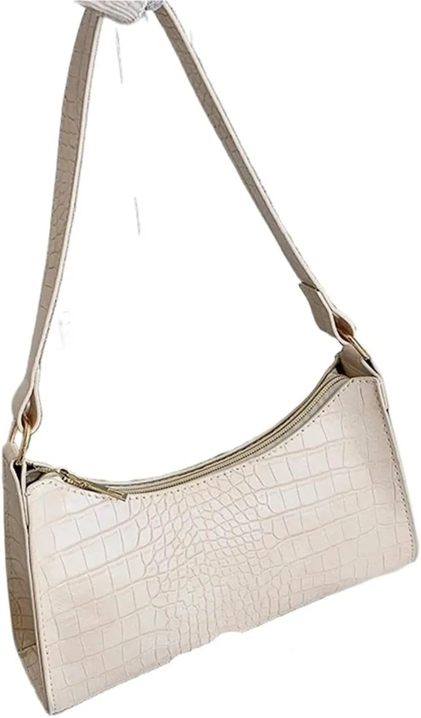 Shoulder Bags Simple PU Leather Armpit Purse Small Handbag Underarm Bag