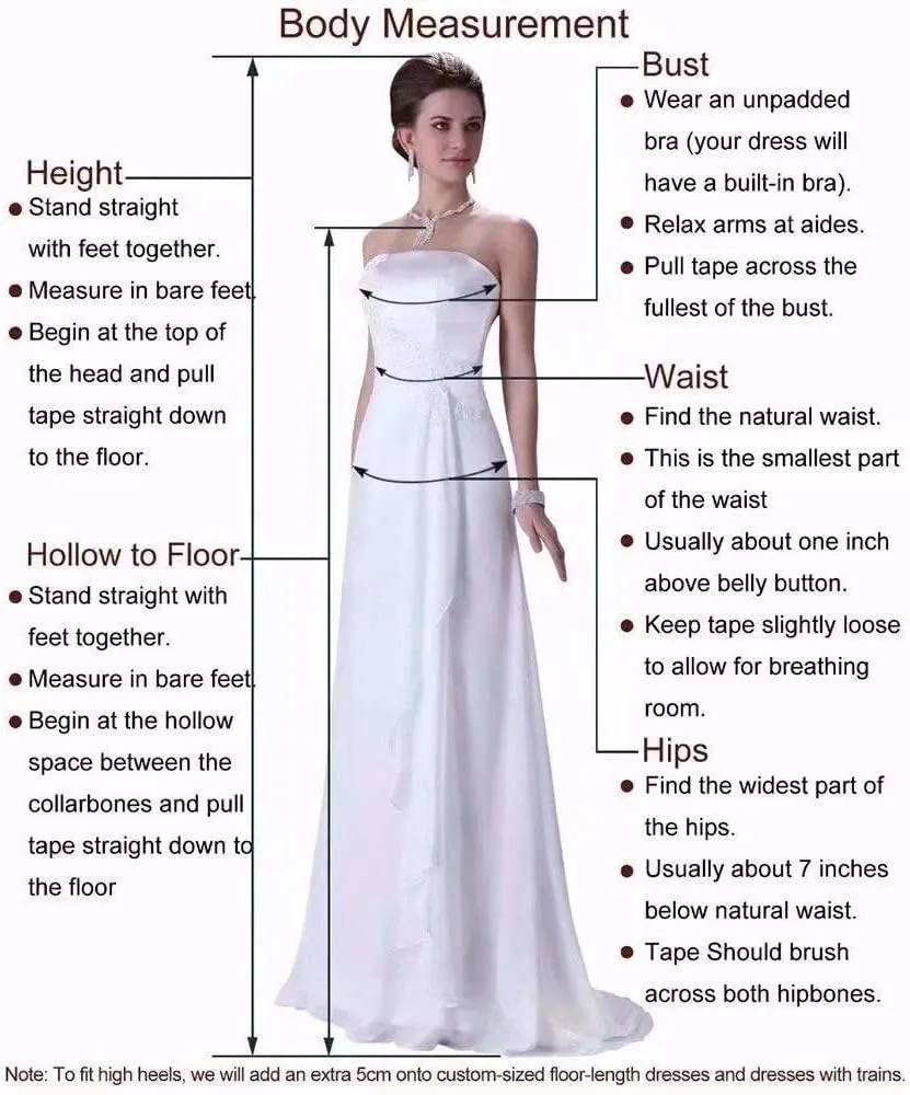 Side Split Women's Bridesmaid Dresses Floor Length Empire Waist Formal Prom Dresses Evening Gowns with Pockets