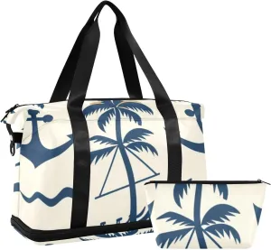 Spear Summer Travel Duffel Bag Waterproof Gym Sport Tote Bag Carry On Weekender Bag with Compartment