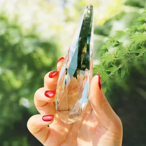 Suncatcher 120MM Slender Angel Tear Crystal Prism DIY Chandelier Pendant