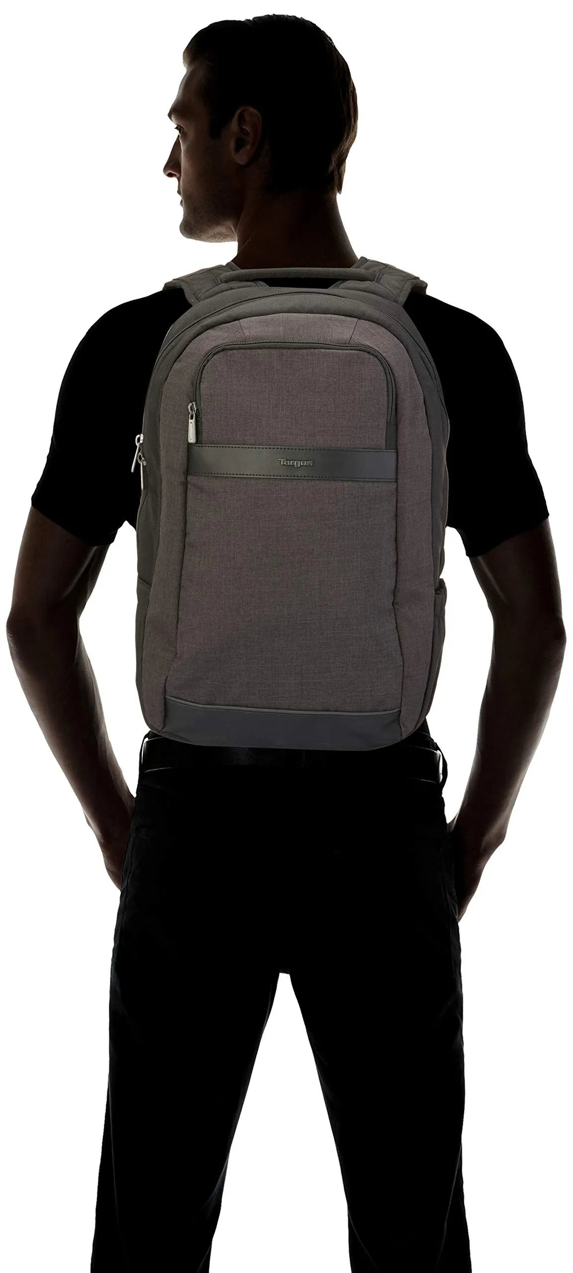 Targus City Smart Backpack for Laptops up to 15.6" with Tablet Compartment, Dark Gray (TSB892)