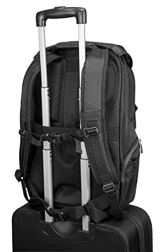 Targus Voyager II Travel and Commuter Business Professional Backpack for 17.3-Inch Laptop, Black (TSB953GL)