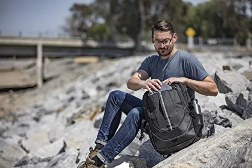 Targus Voyager II Travel and Commuter Business Professional Backpack for 17.3-Inch Laptop, Black (TSB953GL)