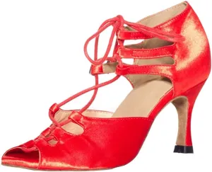 TDA Women's Sexy Lace-up Peep Toe