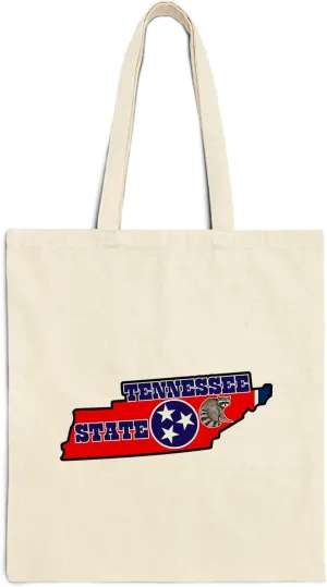 Tennessee State Cotton Tote Bag for Women Men Casual Tote Bag Cloth Canvas Shopping Bags with Handles Cute Bags Everyday Use 15" x 16" Aesthetic Gift ID44997