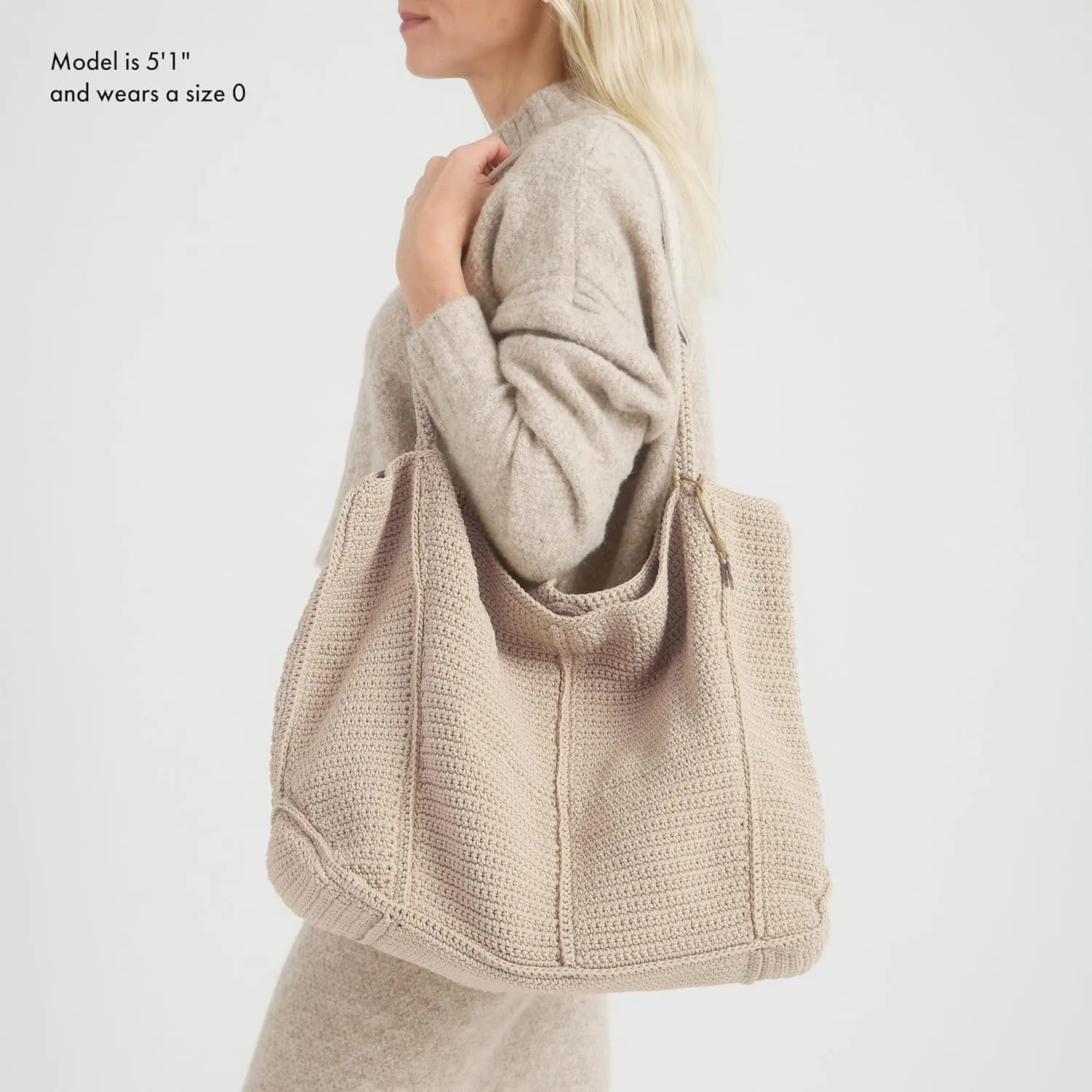 The Sak Los Feliz Large Tote Bag - Woman's Purse For Everyday, Travel, Beach Bag - Roomy Handbag With Shoulder Bag Strap