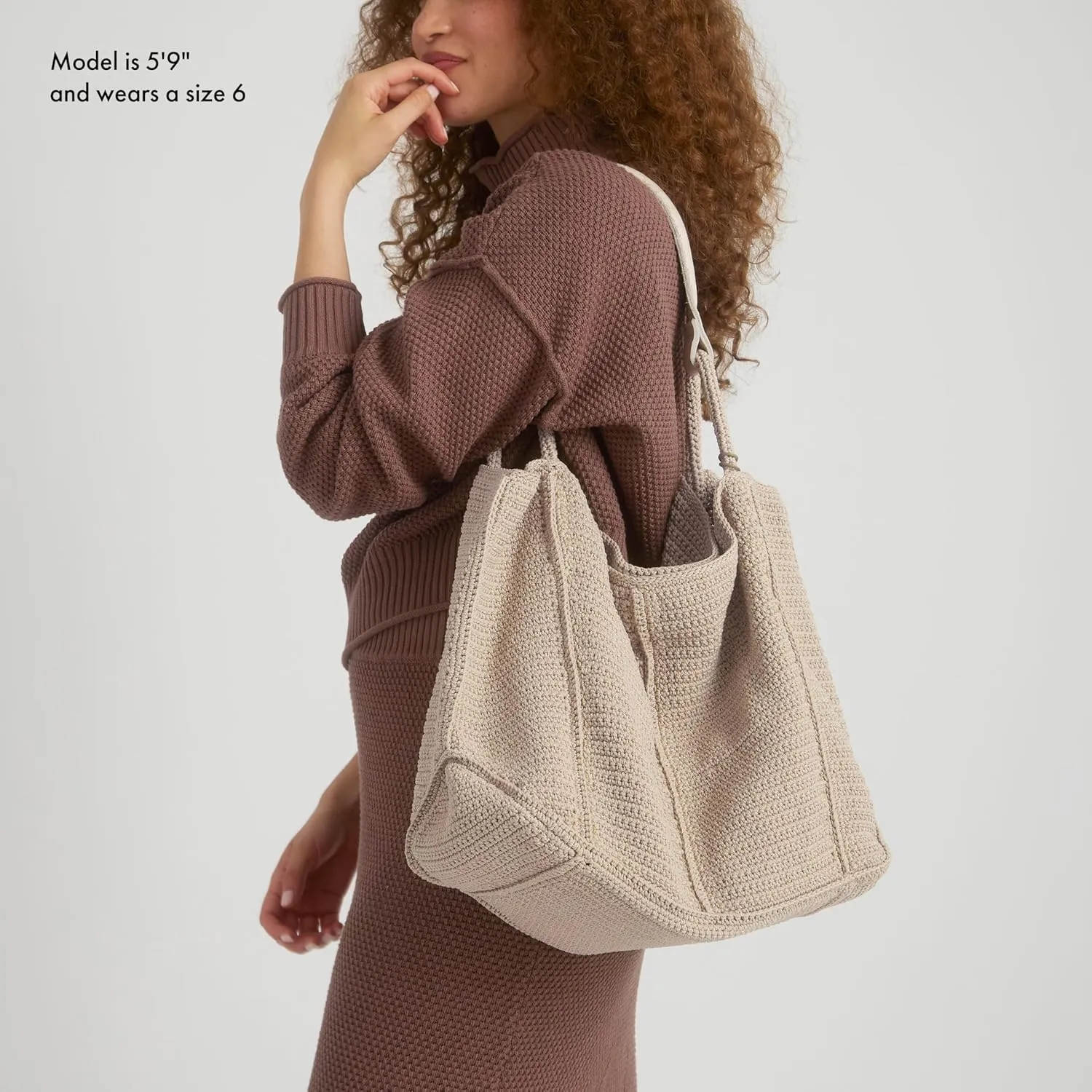 The Sak Los Feliz Large Tote Bag - Woman's Purse For Everyday, Travel, Beach Bag - Roomy Handbag With Shoulder Bag Strap