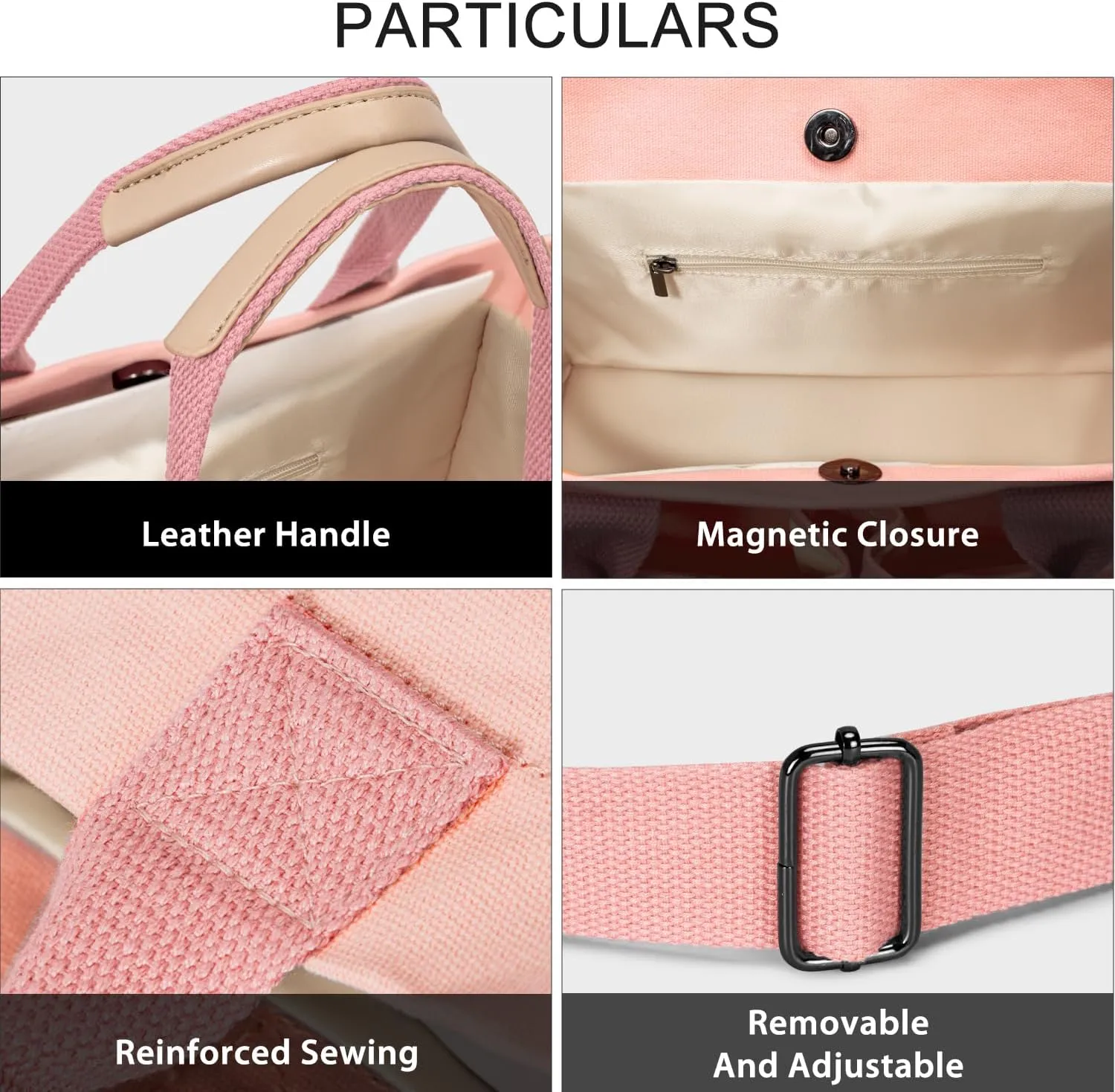 Tote Bags for Women Canvas Tote Purse Crossbody Bags with Pockets Top Handle Shoulder Handbags Satchel Bags for Women