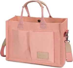 Tote Bags for Women Canvas Tote Purse Crossbody Bags with Pockets Top Handle Shoulder Handbags Satchel Bags for Women