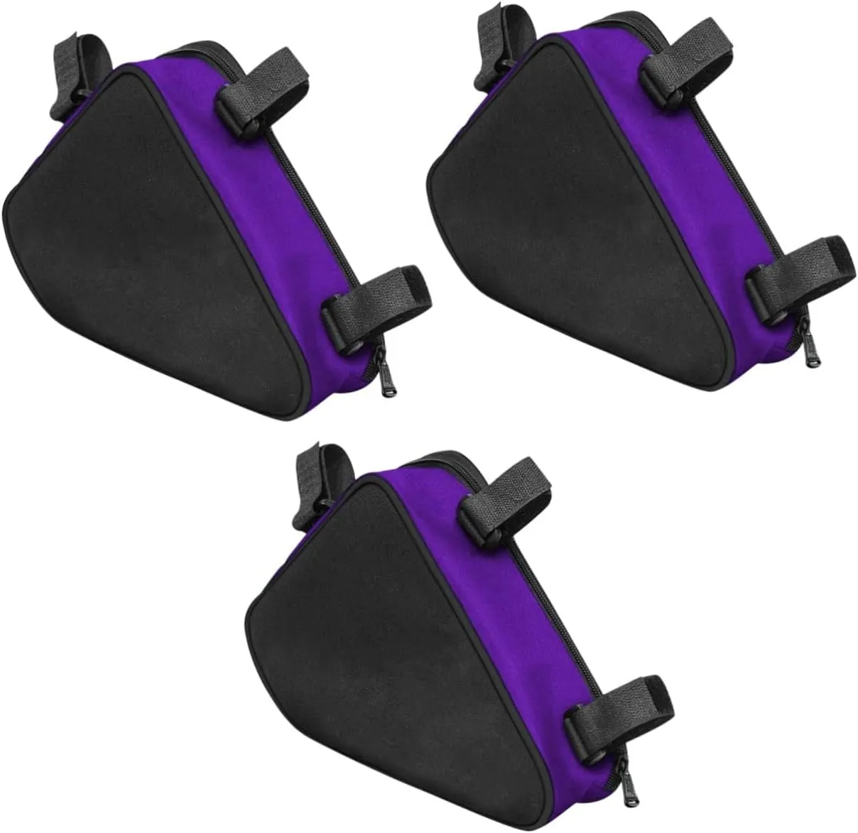 Totority 2pcs Bike Frame Bag Multi-function Pouch for Phones Tools Essentials Fits Capacity Easy to Clean Design for Cycling Adventures
