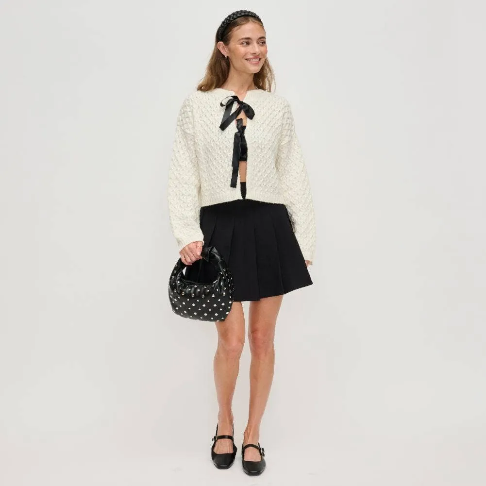 Tracy - Studded Knot Clutch