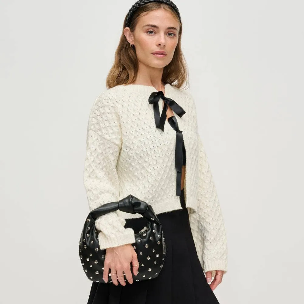 Tracy - Studded Knot Clutch