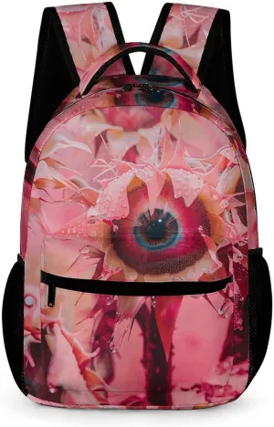 Travel Backpack for Men Women 16 Inch Laptop Backpack Red Abstract Blur Carry On Backpack Work Business Backpacks