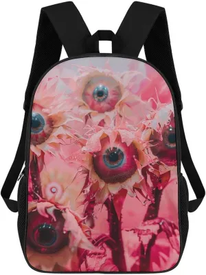 Travel Backpack for Men Women 17 Inch Laptop Backpack Red Abstract Blur Carry On Backpack Work Business Backpacks