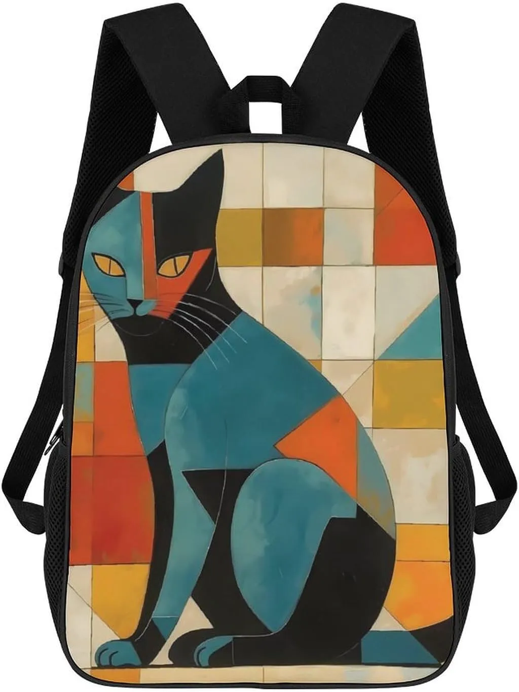 Travel Backpack for Men Women Daypack Modern Art Cat Laptop Backpack Computer Bag Business Work Bag for Work
