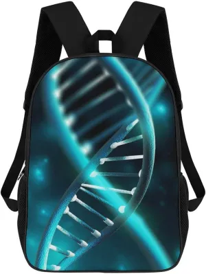 Travel Backpack for Men Women Daypack Science Gene Strand Laptop Backpack Computer Bag Business Work Bag for Work
