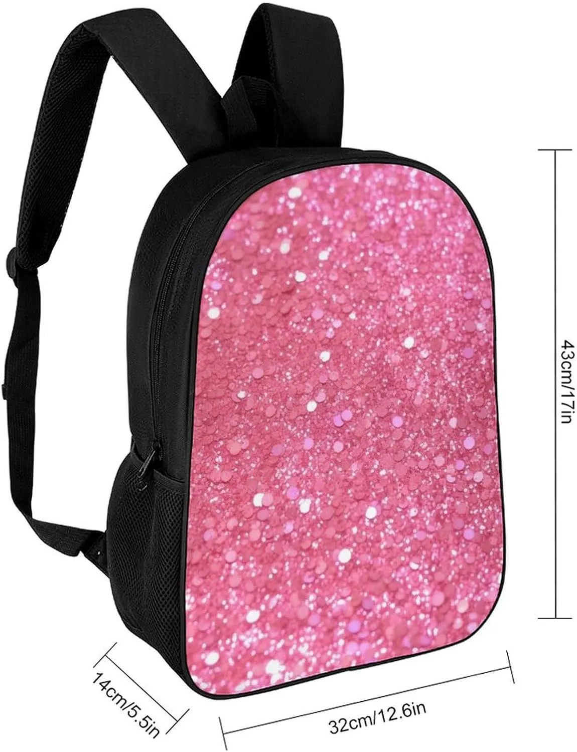 Travel Backpack for Men Women Daypack Sparkling Glitter Laptop Backpack Computer Bag Business Work Bag for Work