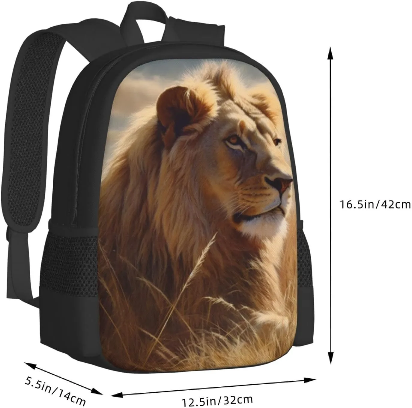 Travel Backpack for Women Men Laptop Backpack 15.6 Inch Computer Bag Prairie lion Carry on Backpack