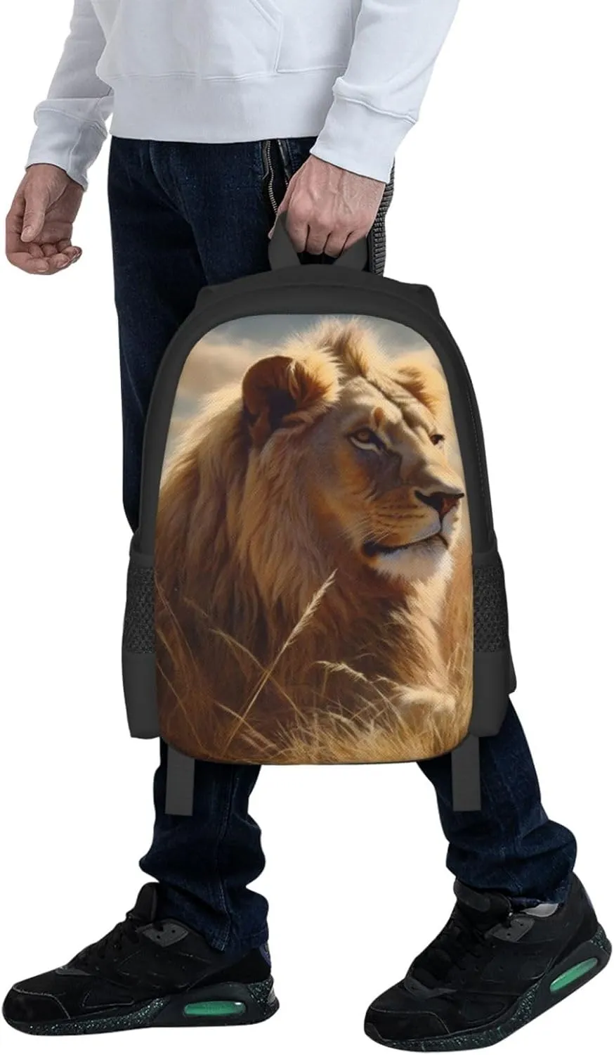 Travel Backpack for Women Men Laptop Backpack 15.6 Inch Computer Bag Prairie lion Carry on Backpack
