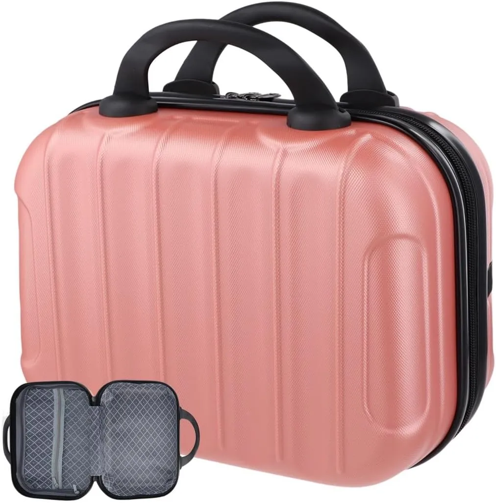 Travel Business Hard Shell Travel, Portable Makeup Hand Organizer, Luggage Cosmetic for Case Suitcase Case, Carrying by with Tether Happy Home Weight Suitable Small Flutter Elastic Publish