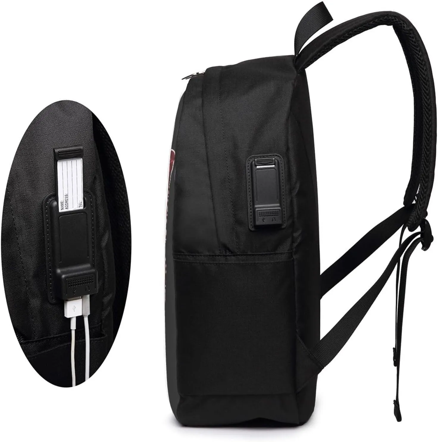 Trinidad Tobago Butterfly Flag Laptop Backpacks Travel Backpack Casual Business Daypack Sport Rucksack Computer Bag Fits up to 17 Inch Notebook with USB Port