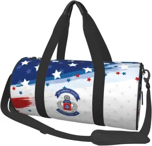 UNDEX 82nd Airborne Division Gym Duffel Bag Adult Workout Bag Lightweight Carryon Gymbag Sport Duffel Bag For Man Women