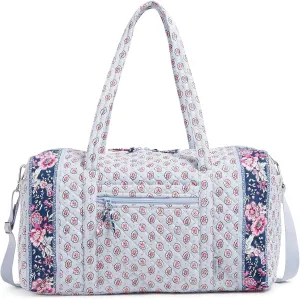 Vera Bradley Cotton Large Travel Duffle Bag, Magnifique Leaf