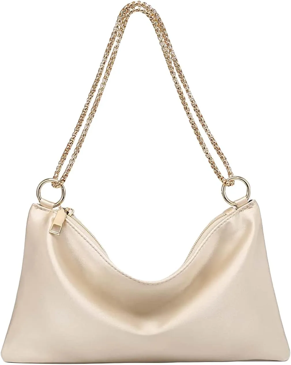 Verdusa Women's Satin Evening Handbag Shoulder Bag Purse