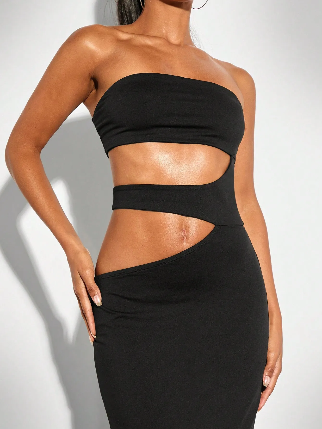Vestido sexy sin tirantes Cherry Vibes para primavera/verano