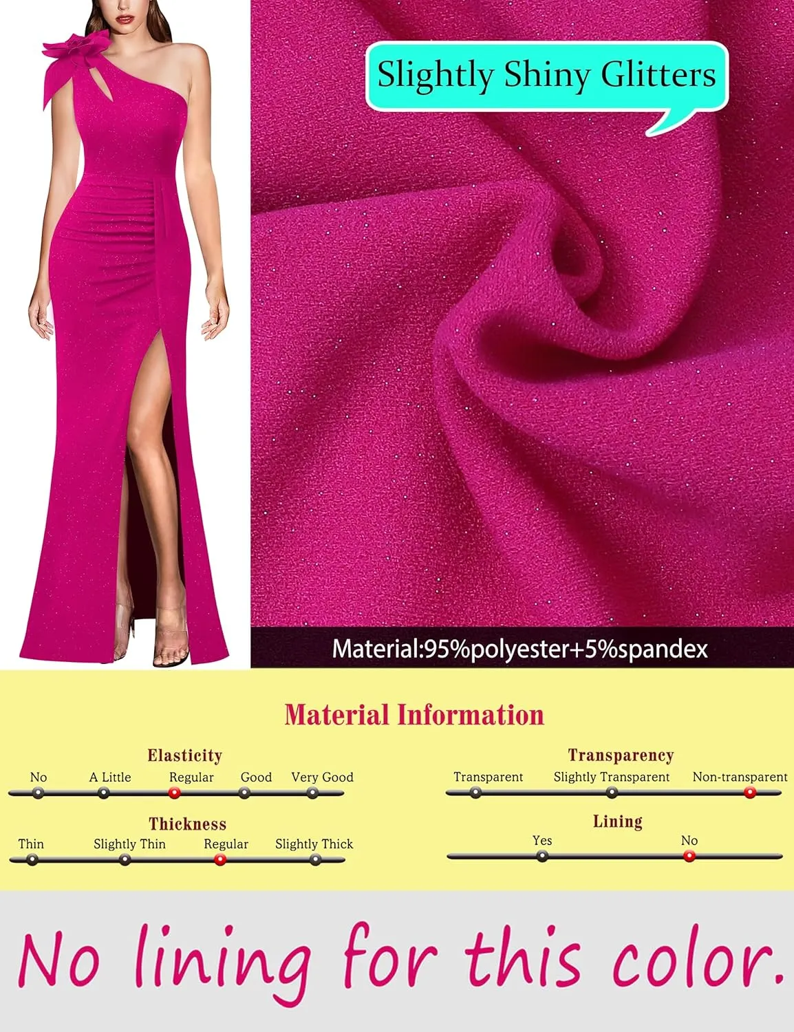 VFSHOW Womens 3D Flower One Shoulder Ruched Prom Formal Wedding Guest Maxi Dress 2023 Sexy Cocktail Split Cutout Evening Gown