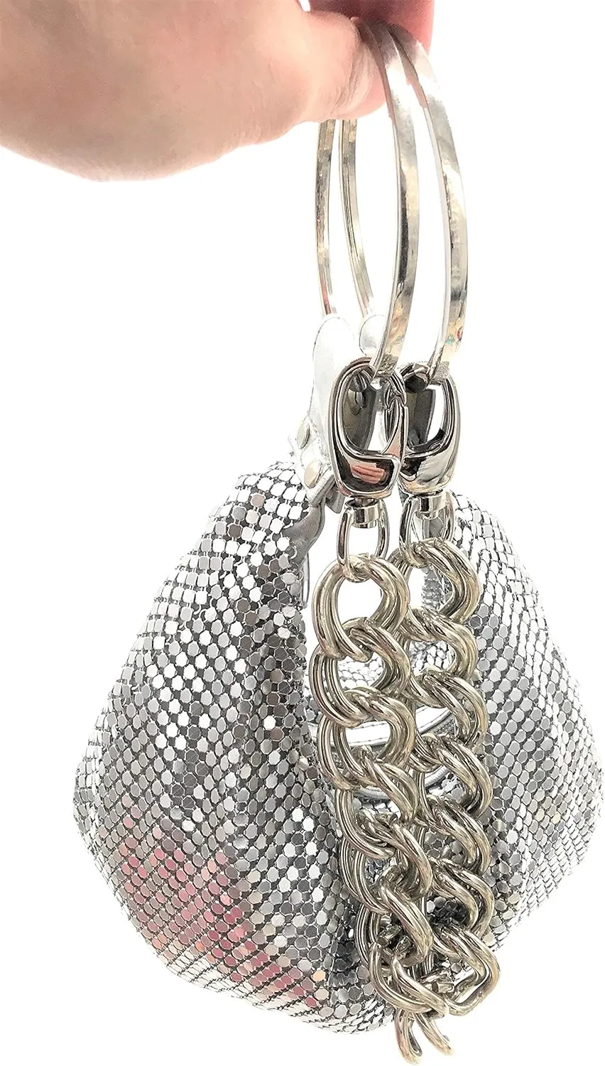 Vintage Evening Clutch Hobo Bag Wristlet Bucket Purse formal handbag for Party Wedding Prom Banquet