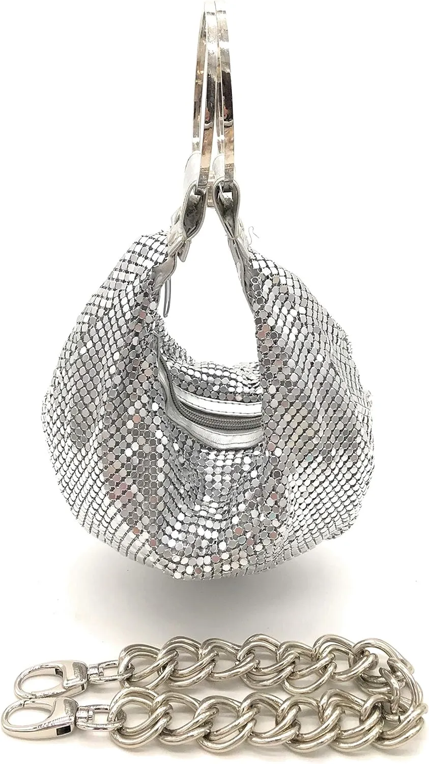 Vintage Evening Clutch Hobo Bag Wristlet Bucket Purse formal handbag for Party Wedding Prom Banquet