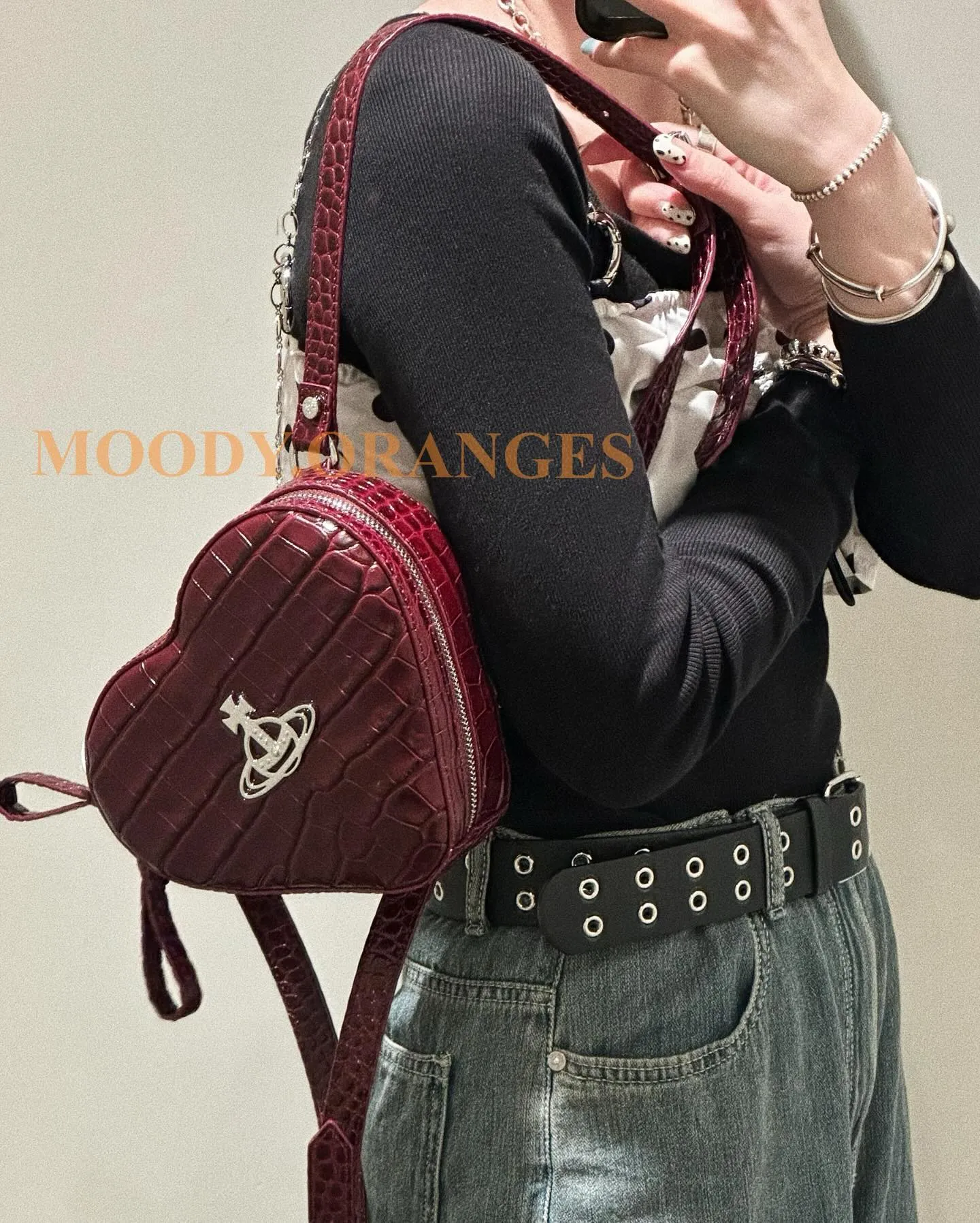Vivienne Westwood Ella Heart Mini Backpack