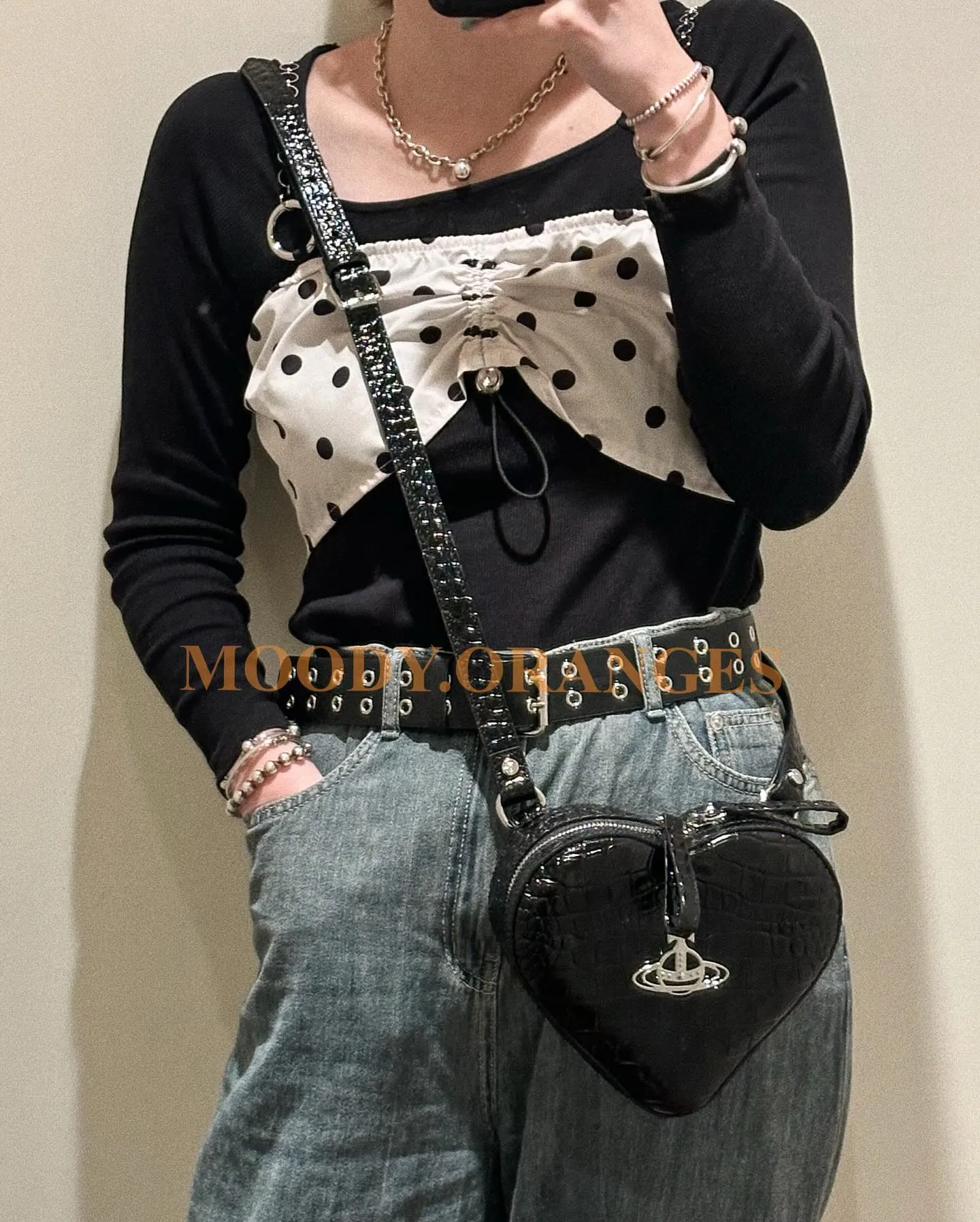 Vivienne Westwood Ella Heart Mini Backpack