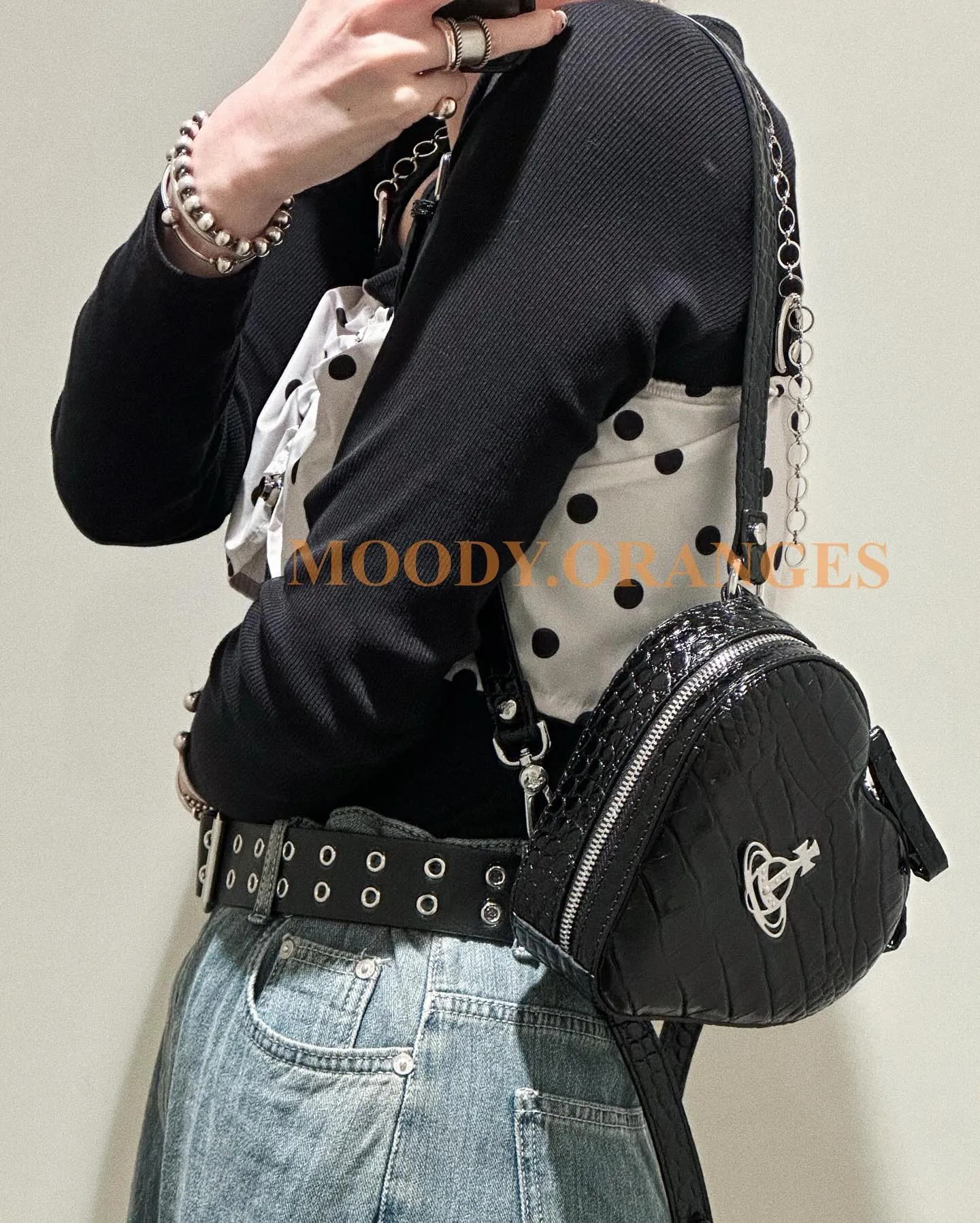 Vivienne Westwood Ella Heart Mini Backpack