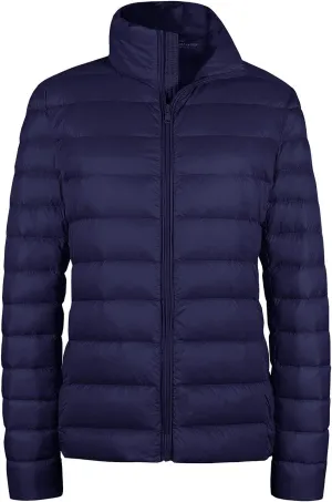 wantdo Women's Packable Ultra Light Weight Short Down Jacket