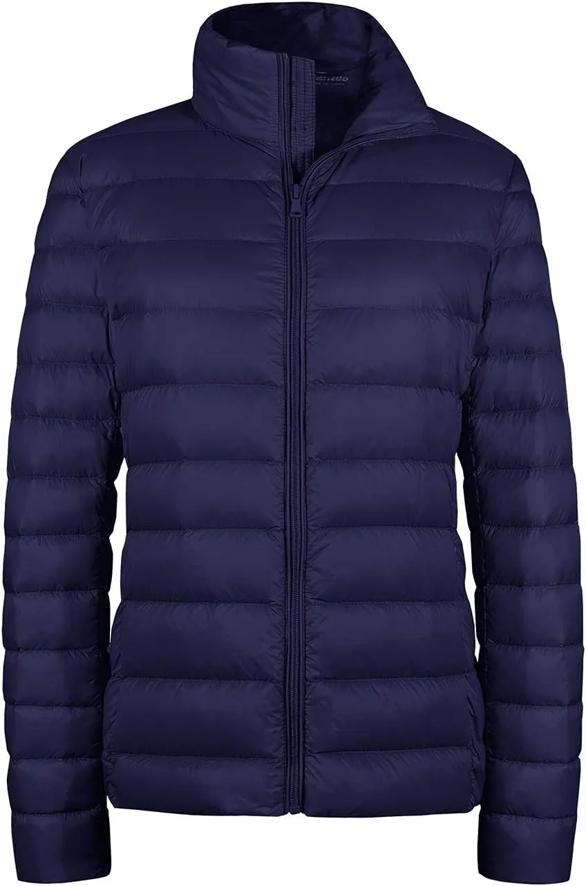 wantdo Women's Packable Ultra Light Weight Short Down Jacket