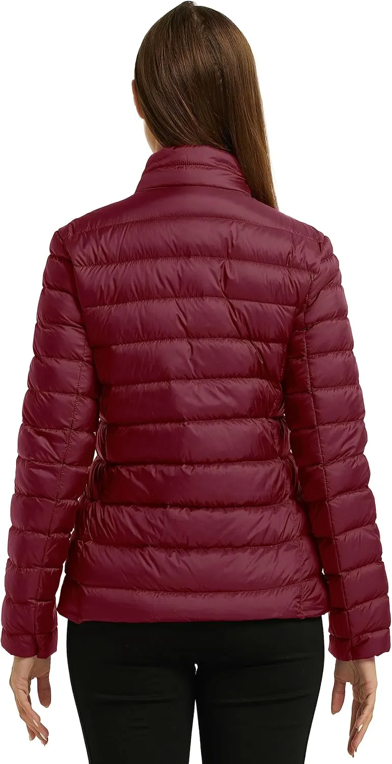 wantdo Women's Packable Ultra Light Weight Short Down Jacket
