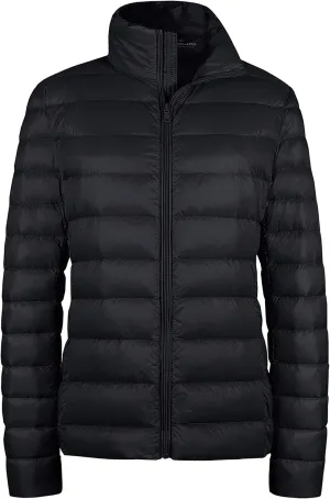 wantdo Women's Packable Ultra Light Weight Short Down Jacket
