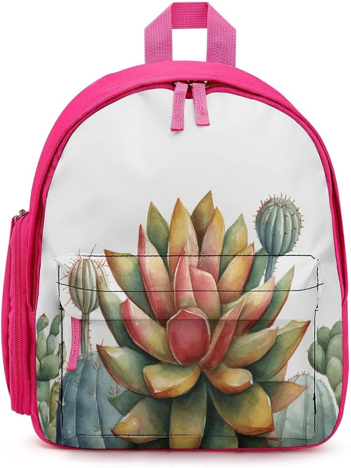 Watercolor Succulent Plant Travel Backpack Casual Bag Lightweight Hiking Backpacks for Business, Travelling, Hiking