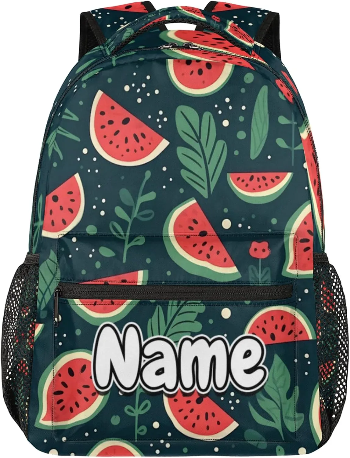 Watermelon Print Large Backpack Fashion Travel Backpacks for Business Women Men Casual Laptop Bag Waterproof Lightweight Shoulder Bags 16in