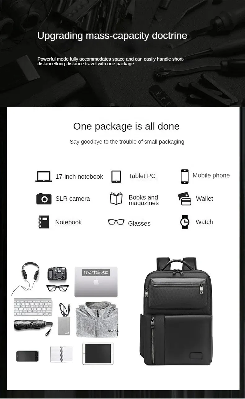 Waterproof Backpack Travel Bag Laptop backpack Large Capacity Backpacks Business Bag Detachable Backpack Dual-purpose Bag