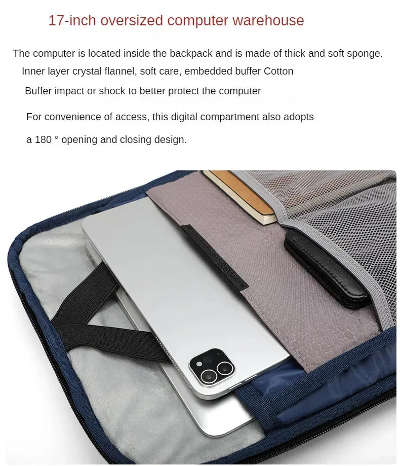 Waterproof Backpack Travel Bag Laptop backpack Large Capacity Backpacks Business Bag Detachable Backpack Dual-purpose Bag