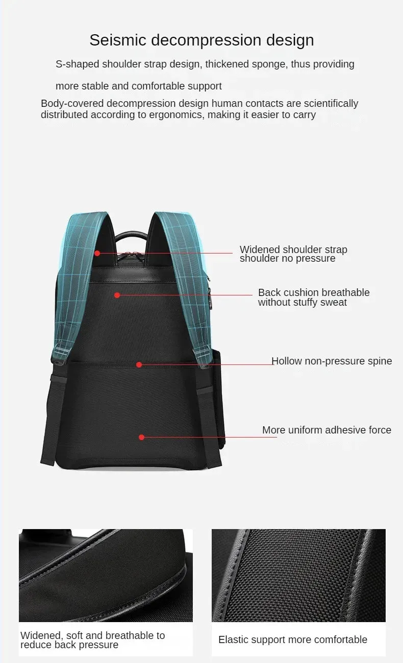 Waterproof Backpack Travel Bag Laptop backpack Large Capacity Backpacks Business Bag Detachable Backpack Dual-purpose Bag